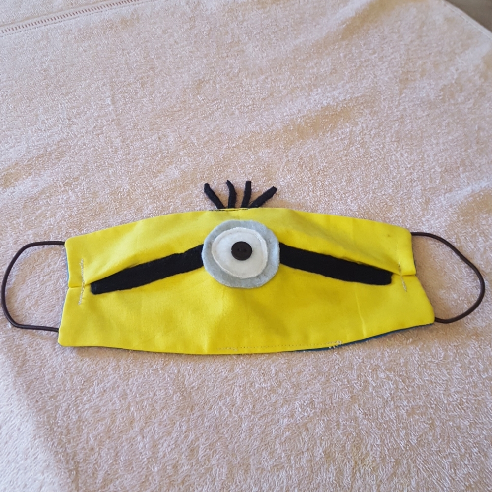 Child's Minion Face Mask.